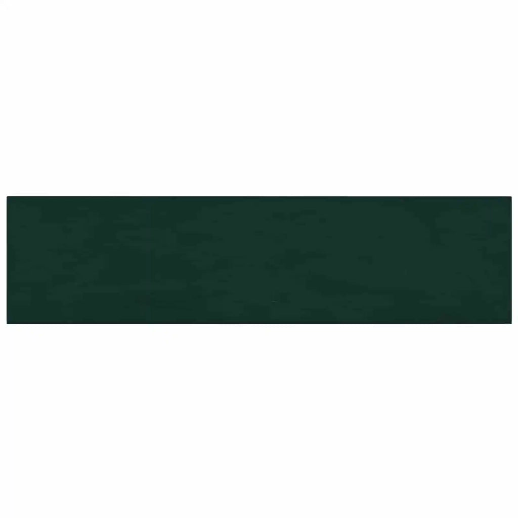 Testiera da Parete 12 pcs Verde Scuro 60 x 15 cm Velluto 4008339