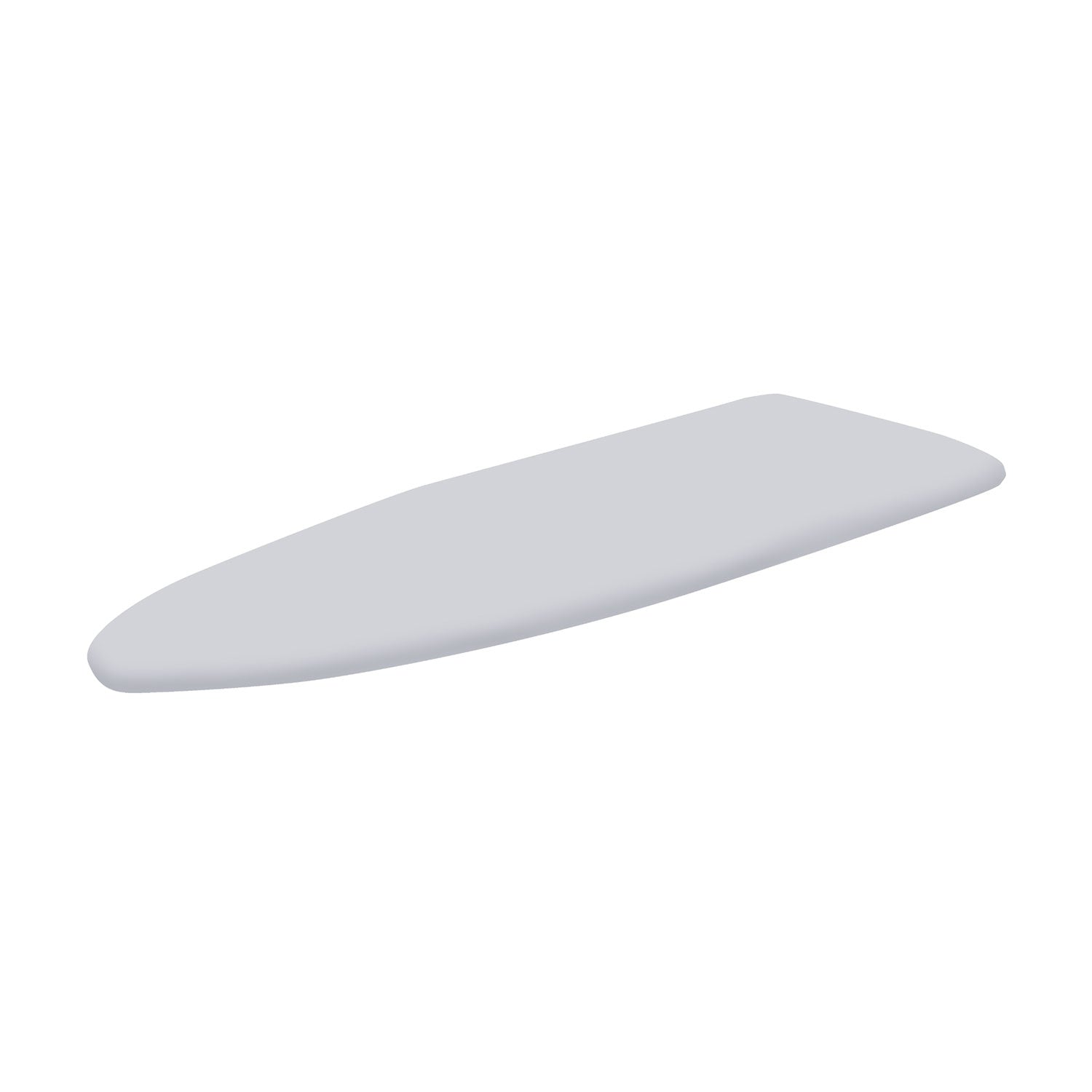 Copriasse Ricambio Asse da Stiro Ironfast e Star 114x36cm Cotone Spugna Feltro Grigio