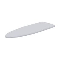 Copriasse Ricambio Asse da Stiro Ironfast e Star 114x36cm Cotone Spugna Feltro Grigio