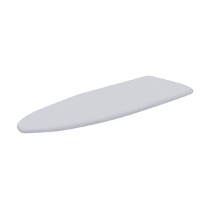 Copriasse Ricambio Asse da Stiro Ironfast e Star 114x36cm Cotone Spugna Feltro Grigio