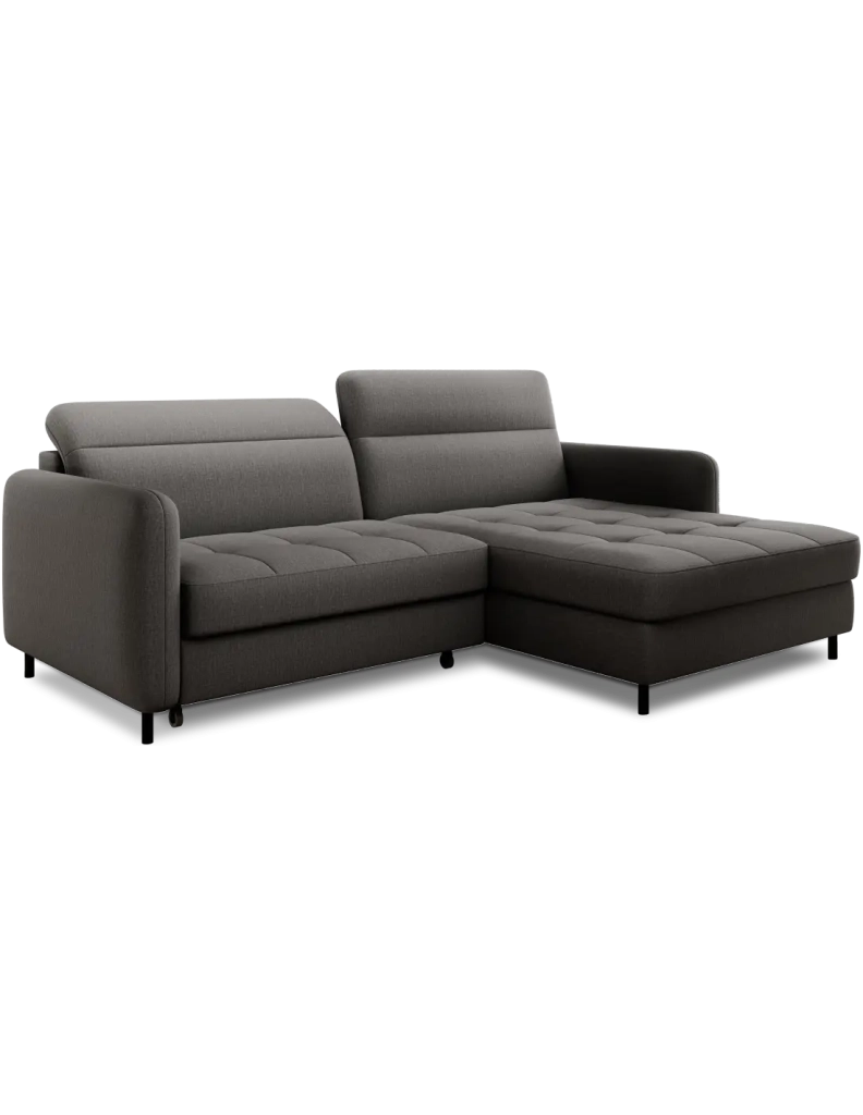 Divano ad angolo collezione GOUMSI colore Grigio scuro