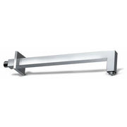 Braccio doccia quadro senza soffione in ottone pesante 40 CM