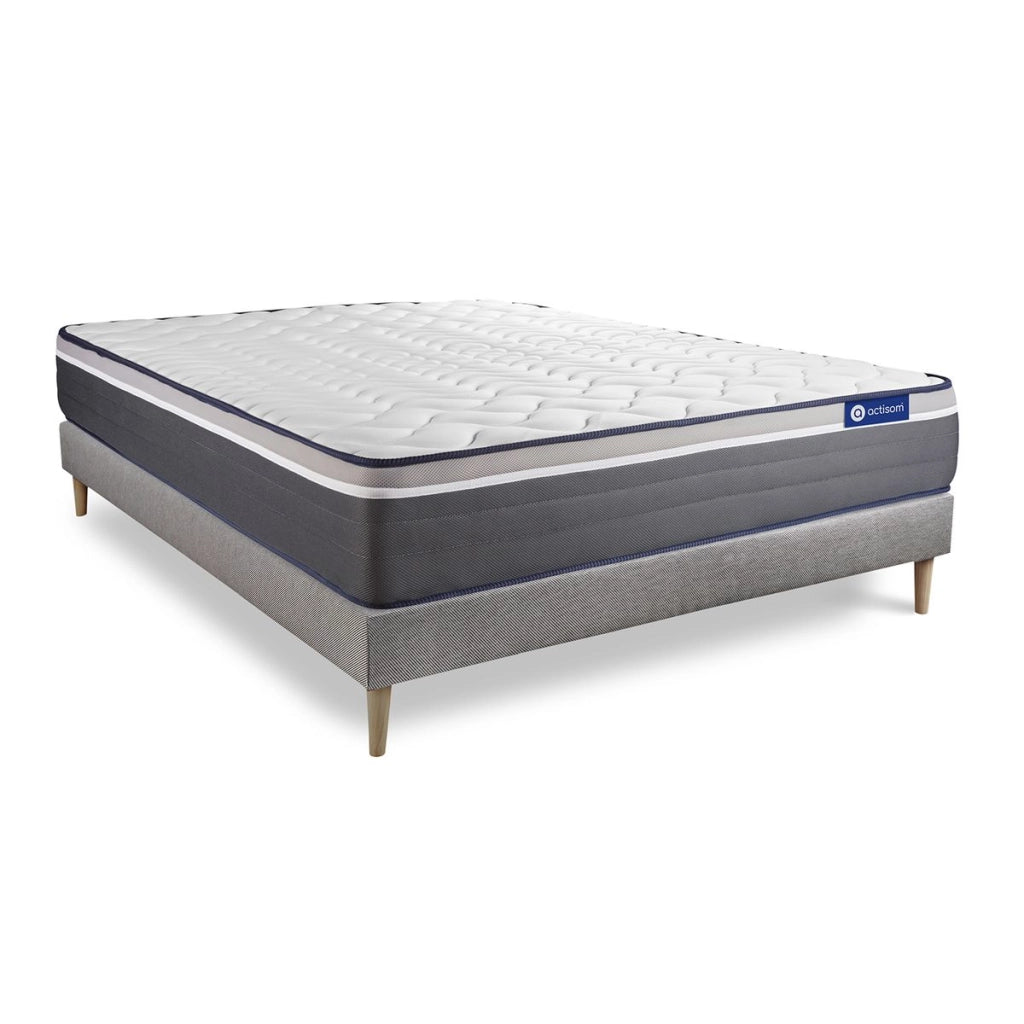 Kit rete e materasso Actiflex plus 120x190cm - Spessore : 26cm - Molle insacchettate e memory foam- molto rigido