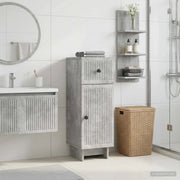 Mobiletto da Bagno EDE Grigio Cemento 30 x 31 x 80 cm 895948