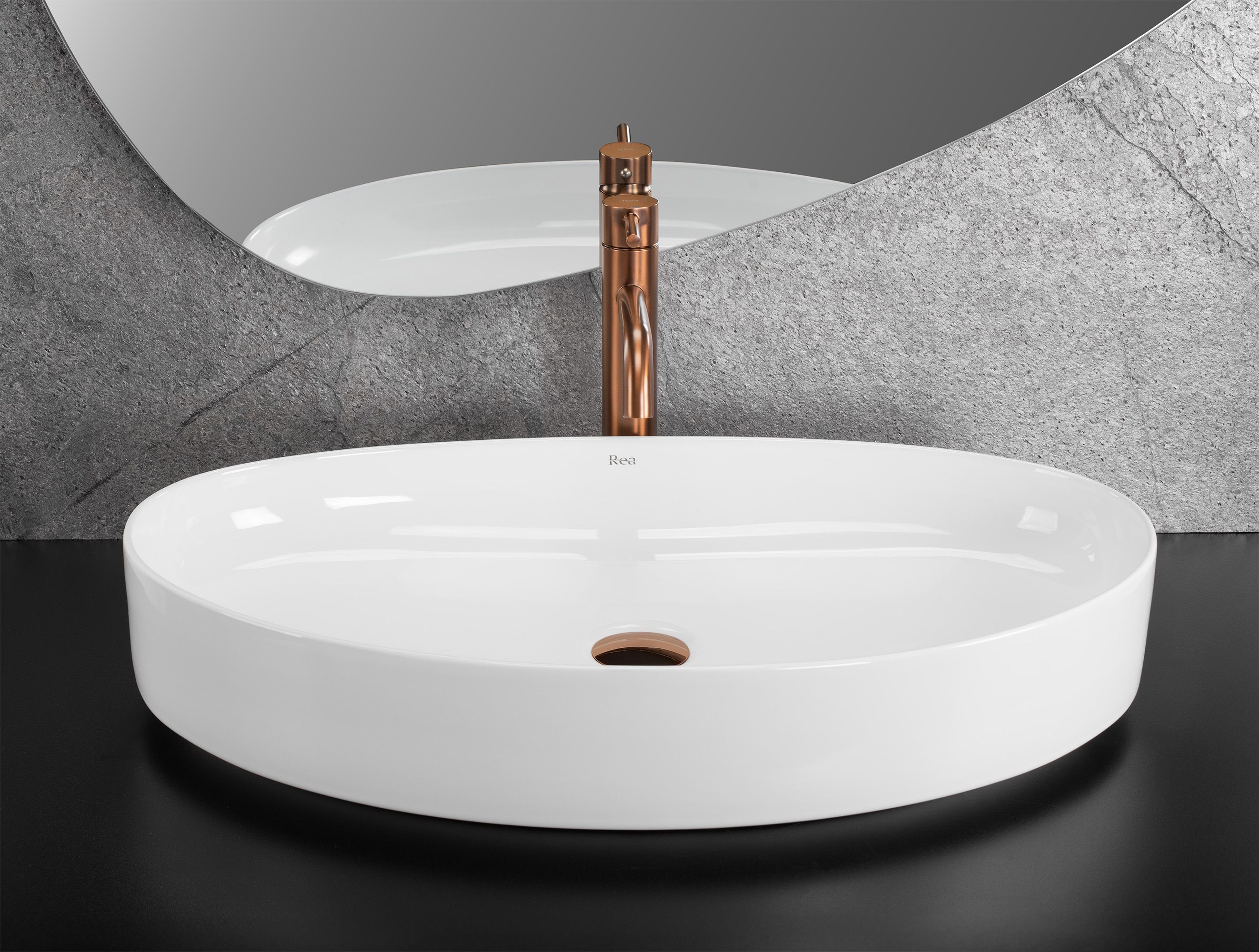 Lavabo Da Appoggio Rea Sabina 65