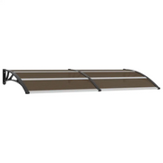 Pensilina per Porta Nera 240x100 cm in PC CFW5504481