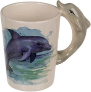 Tazza a forma di animale 3D - Handpainted - Ceramica - Resiste al lavastoviglie - 300 ml - 11 x 8,5 cm - Tazza