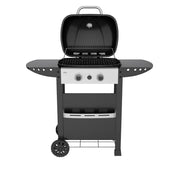 Barbecue a Gas 2 Fuochi SIMPLY HOT – Con Griglia in Ghisa e Ripiani Laterali