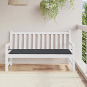 Cuscino per Panca Nero 150x50x4 cm in Tessuto Oxford