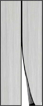 Velo di avvolgimento magnetico - Rete di protezione solare - 1 pezzo - Nero - 100x210CM