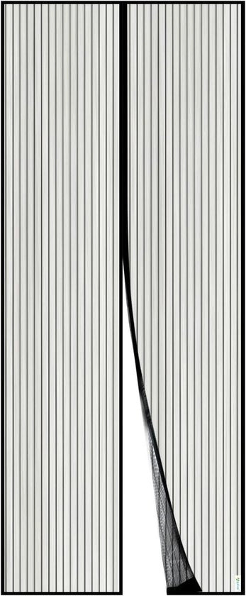 Velo di avvolgimento magnetico - Rete di protezione solare - 1 pezzo - Nero - 100x210CM