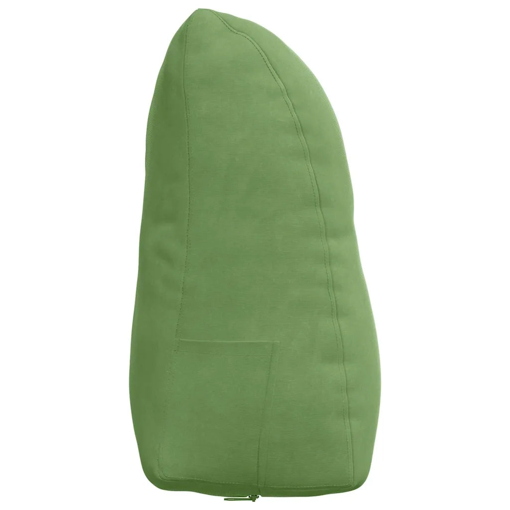 Cuscino per Schiena | Cuscino dorsale Verde chiaro 45 x 24 x 50 cm Velluto