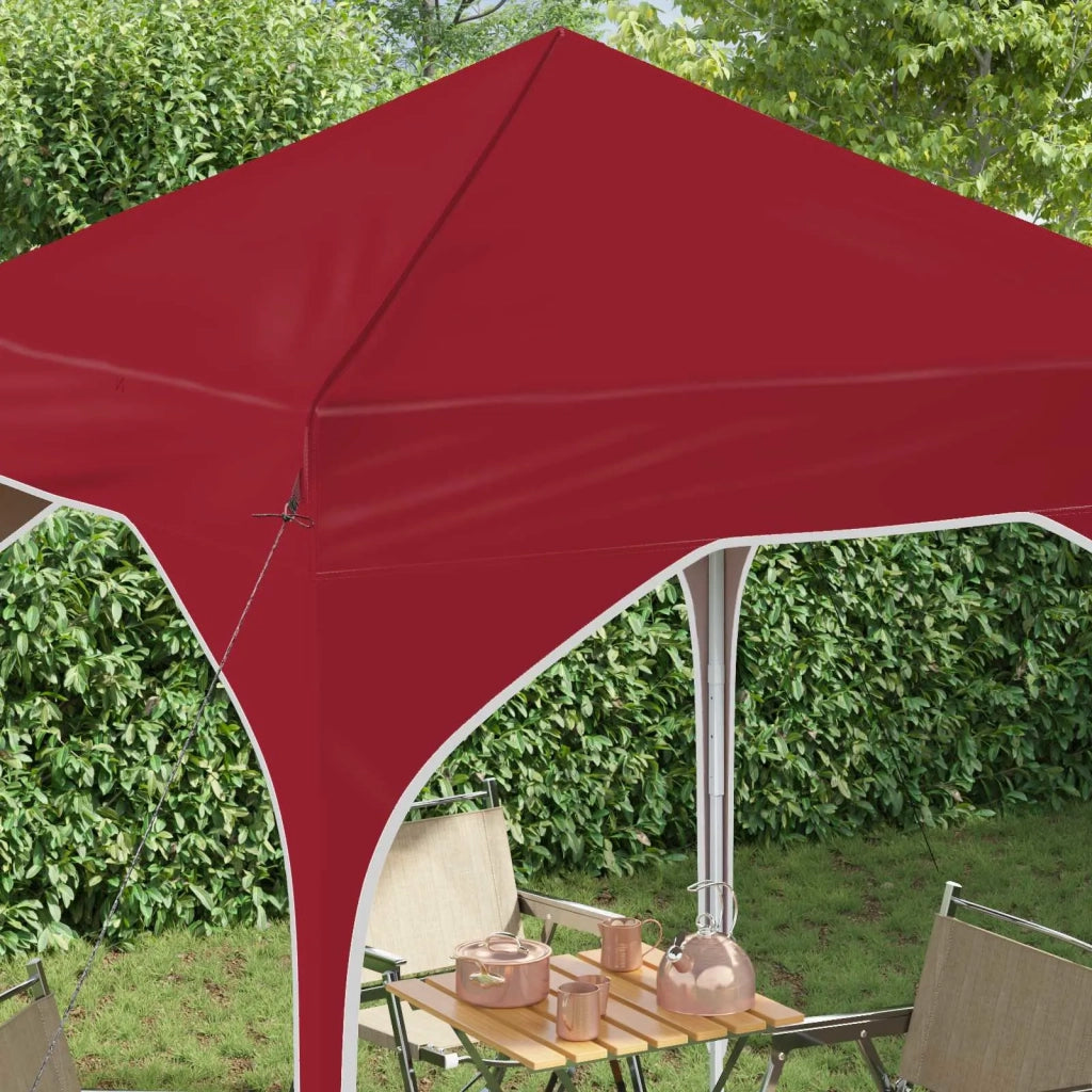 Tenda per feste a pop-up 194 x 194 x 245 cm Borgogna