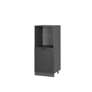 Mobile per forno da incasso R-Line Antracite rustico/Antracite 60 cm Vicco