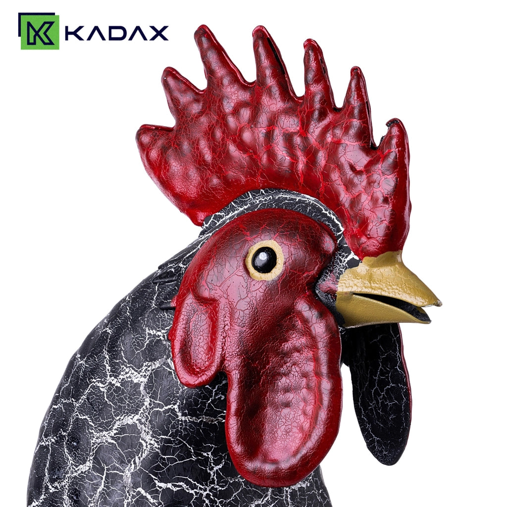 KADAX Stalowa figura ogrodowa kogut QX24339 K16046
