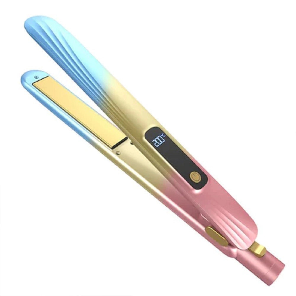 Trade Shop - Piastra Per Capelli In Ceramica Professionale 2in1 Q-m125 Portatile Display Lcd -