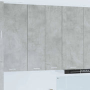 Armadio pensile con porta Grigio cemento 60 x 31 x 100 cm 884357