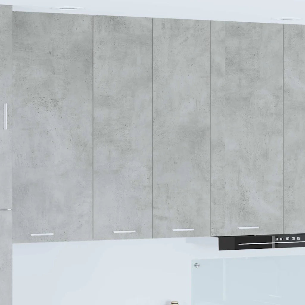 Armadio pensile con porta Grigio cemento 60 x 31 x 100 cm 884357