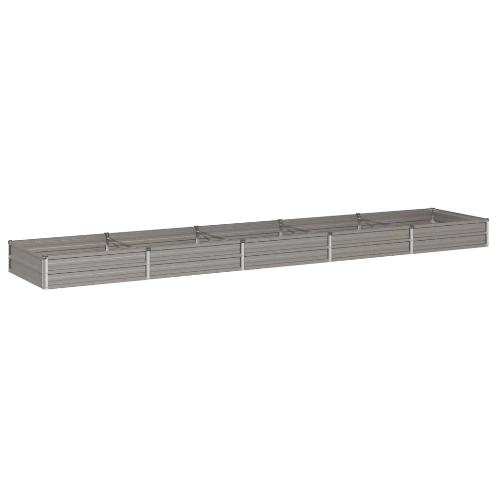 Letto rialzato da giardino Ruggine 400 x 80 x 24 cm cartone 8006512