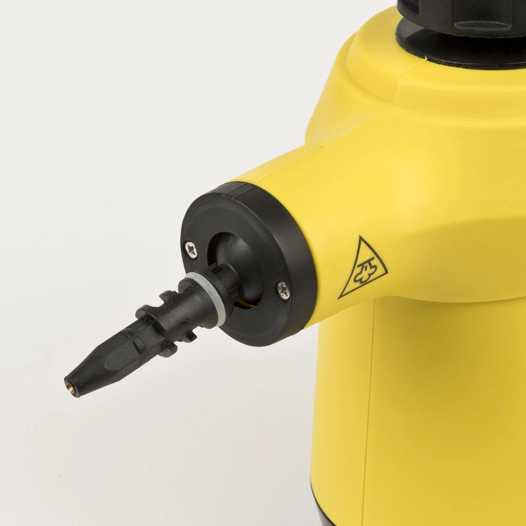 G3 ferrari g90036 attivap pulitore a vapore, 1100w, capacità 350 cc, pressione 4 bar, 30 g/min volume vapore, protezione contro l'umidità, tappo di sicurezza, riscaldamento rapido, giallo