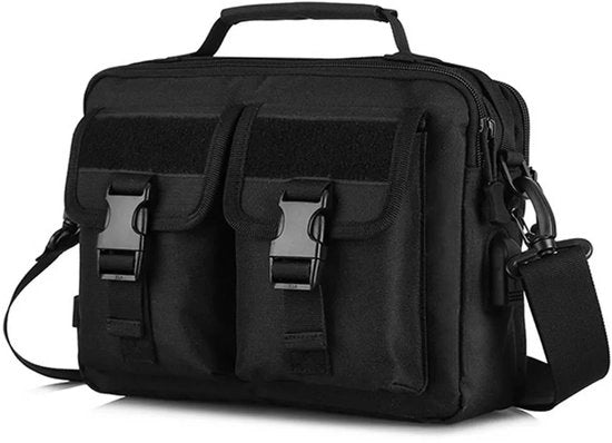 Borsa da spalla multifunzionale con caricabatterie USB, zaino messaggero, borsa da viaggio, borsa da trekking, borsa da bicicletta