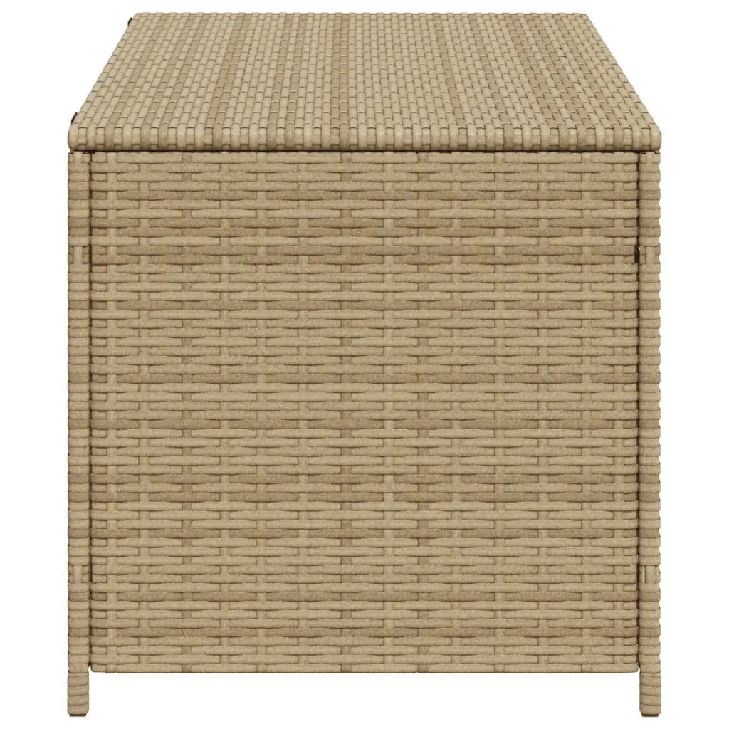 Contenitore da Giardino Beige Misto 190L in Polyrattan 365323