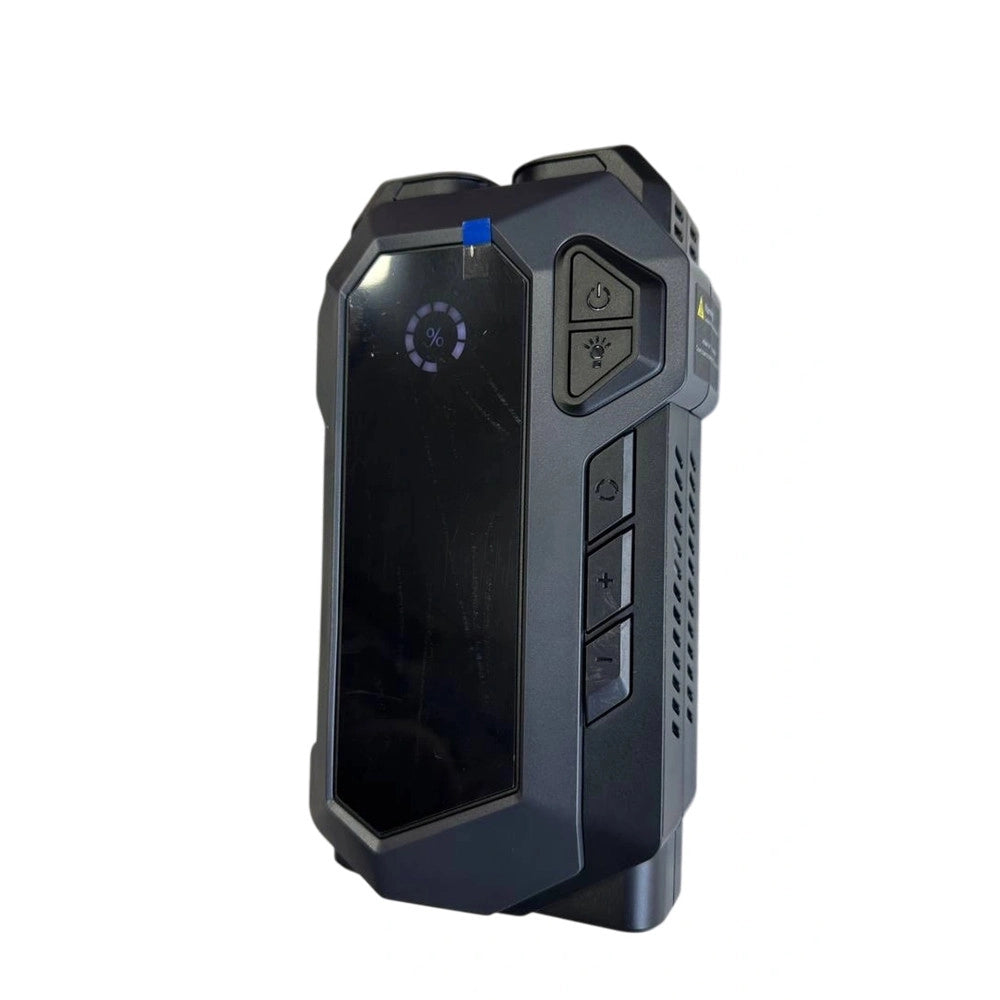 Trade Shop - Avviatore Di Emergenza Per Auto Portatile Con Compressore D'aria Torcia Power Bank 4in1 -
