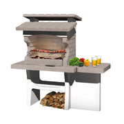 Sarom barbecue luxor 159 x 72 x 161,5 cm pietra ricostruita con tavolo laterale