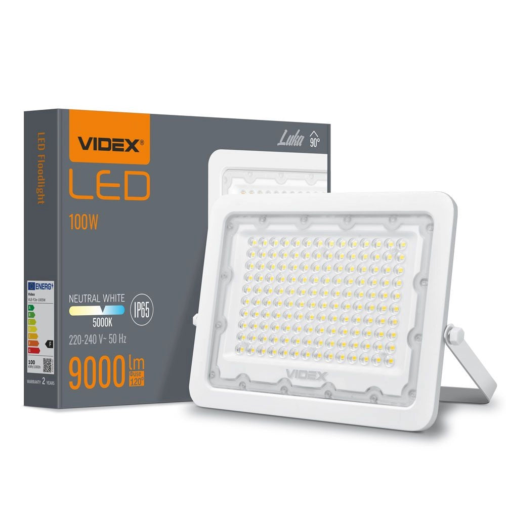 Faretto LED esterno 100W 5000K 9000lm IP65 Videx LUCA