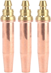 Kit di Snipper a Cuore di Rame - 3 Pezzi - Resistente al Calore - Miscela Ossigeno/Propano - Punta Snipper a 5 Lobi - 0,9mm/1,2mm/1,5mm - Snipper con Testa di Rame