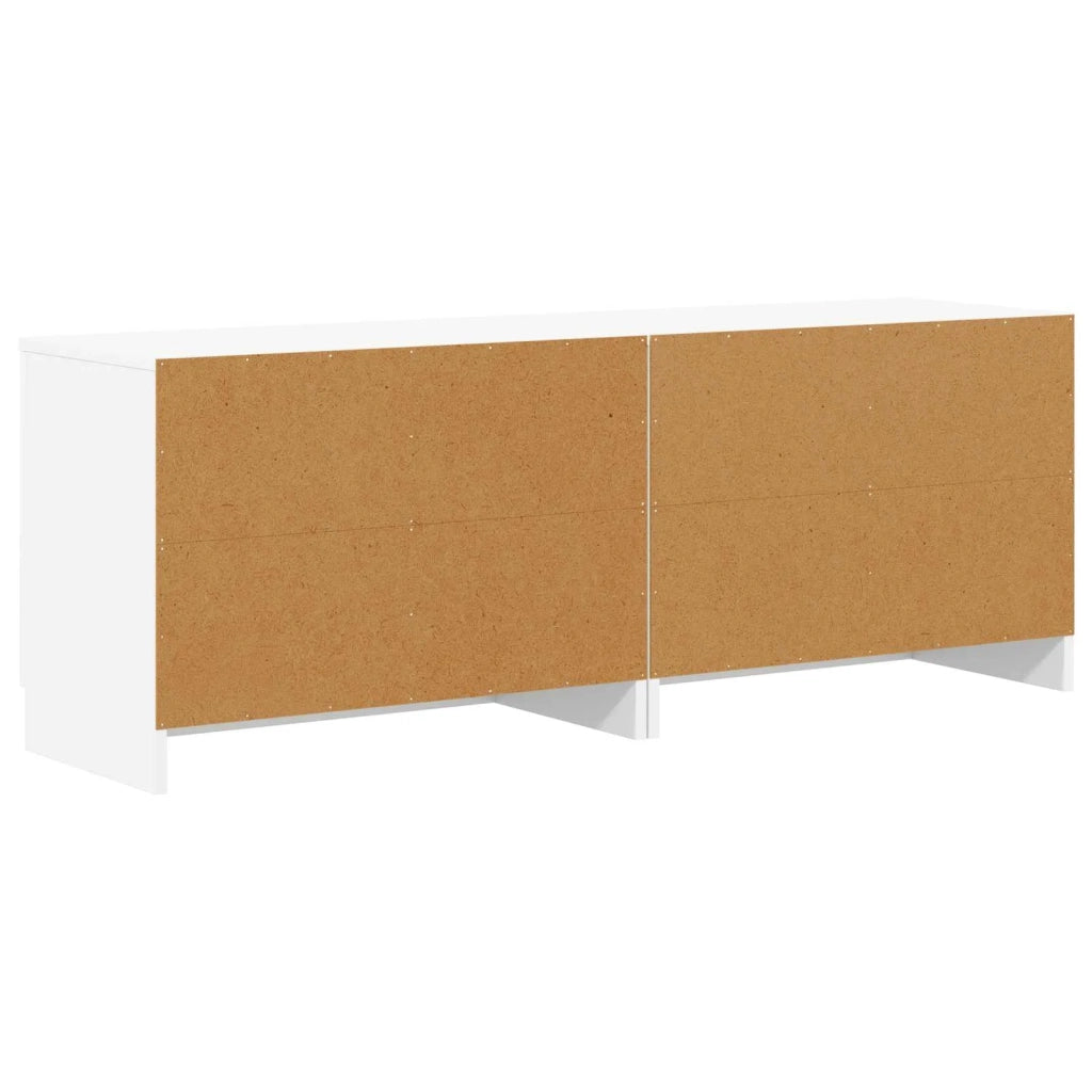 Armadietto per letto con porta 2 pz Bianco 66 x 35 x 48 cm CFW9782747