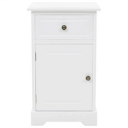 Comodino-Tavolino da notte in MDF e Legno di Pino 35x32x59 cm 181963