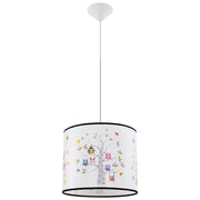 Lampada a sospensione bimbi gufi Ø40 Pure Lume E27
