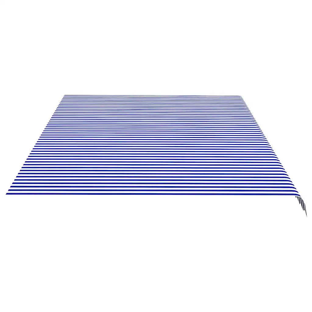 Tessuto di Ricambio per Tenda da Sole Blu e Bianco 6x3,5 m cod mxl 20367