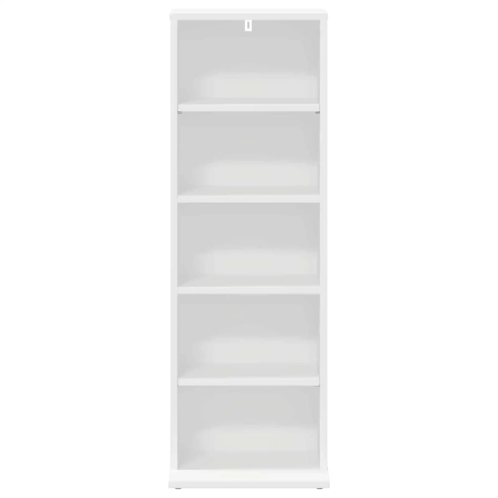Mobile per CD Bianco 33 x 23,5 x 97,5 cm Legno ingegnerizzato 8012690