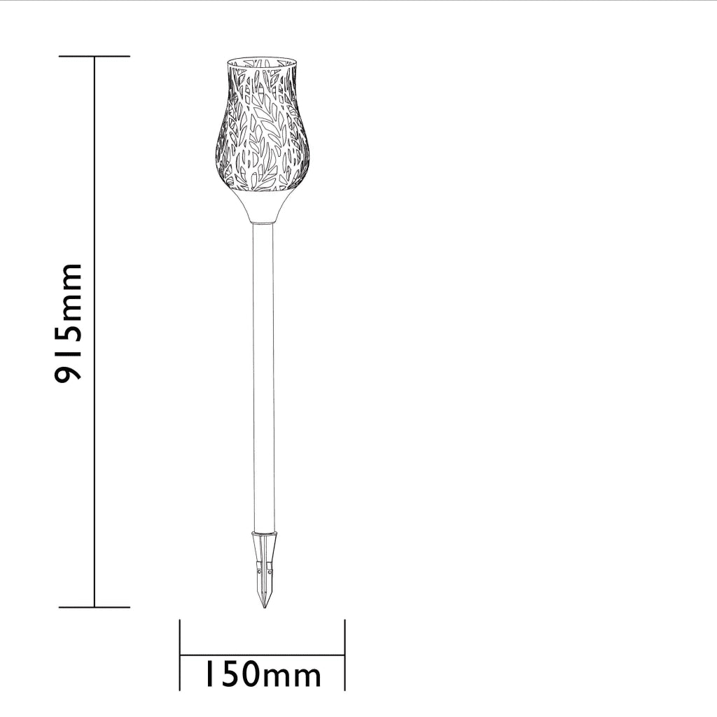 Luxform Luce da Giardino a LED Tulip 428191