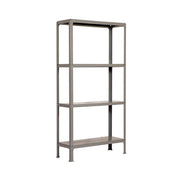 Scaffale in metallo Simon Rack senza viti colore grigio 4 ripiani 1600x1000x300 mm Made in Spain