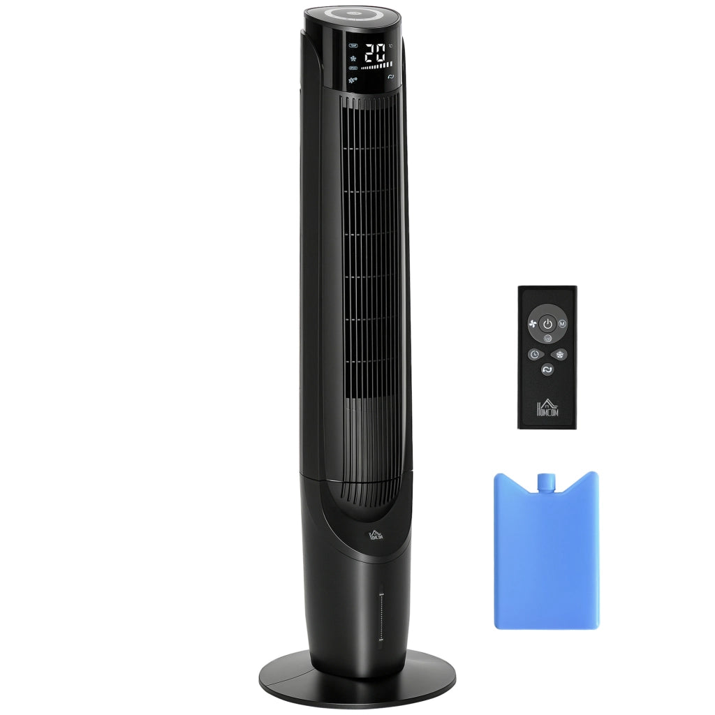 Ventilatore colonna ¨C Zephmum ¨C Nero, telecomando, 4 modalit¨¤, 3 velocit¨¤, oscillante