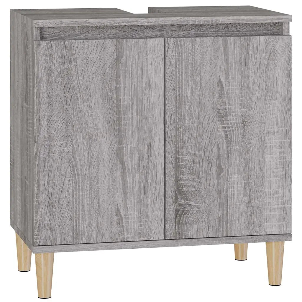 Mobile Lavabo Grigio Sonoma 58x33x60 cm in Legno Multistrato 821258