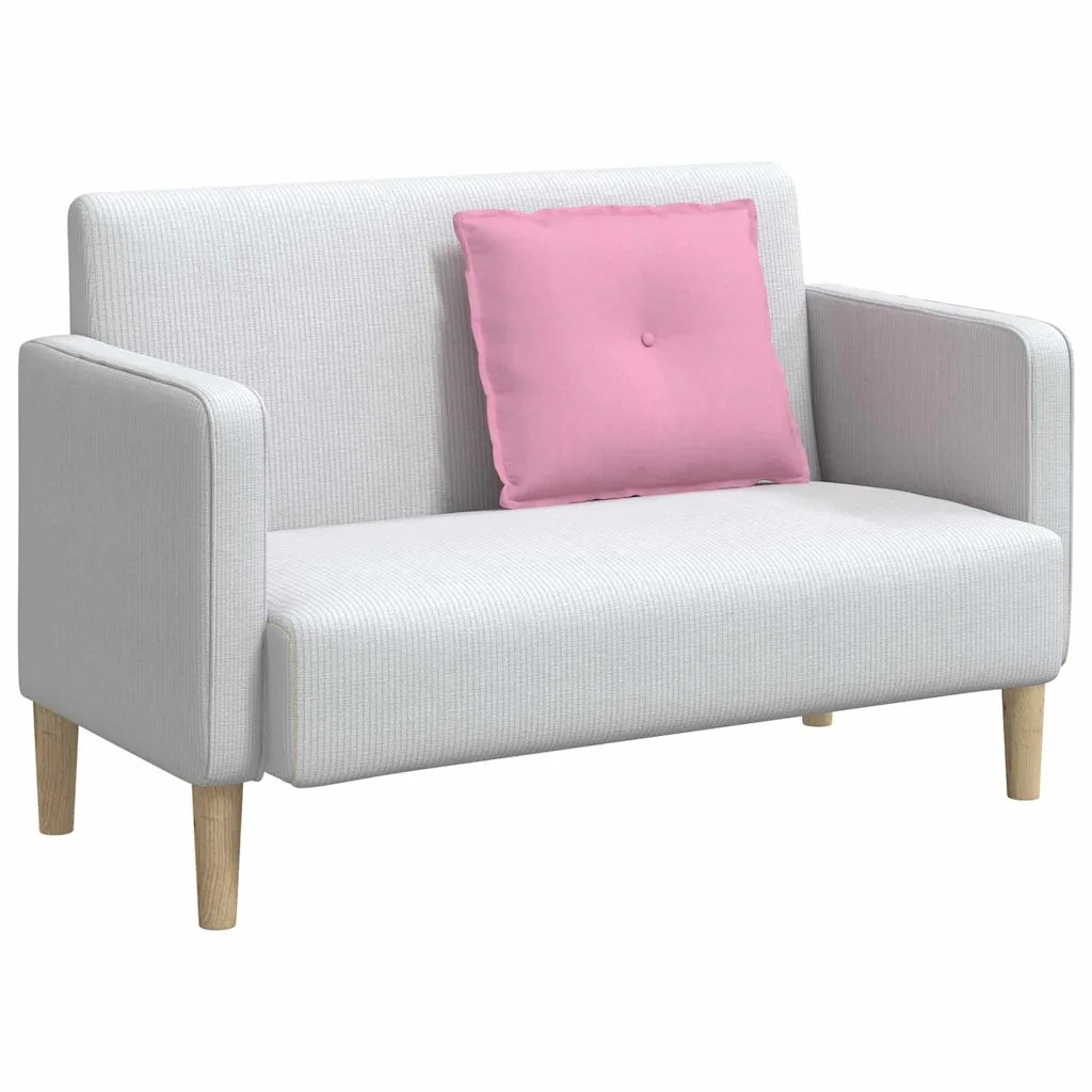 Cuscino per Schiena Rosa 60 x 19 x 50 cm Tessuto 42014673