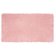 Tappeto in finta TAFALLA | Tappeto del soggiorno Rosa 60 x 110 cm Poliestere