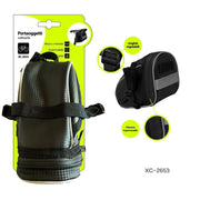 Trade Shop - Borsa Portaoggetti Sottosella Bici Impermeabile Con Attacco Universale Xc-2653 -