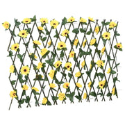 Traliccio Edera Artificiale Espandibile 5 pz Giallo 180x60 cm CFW2298581