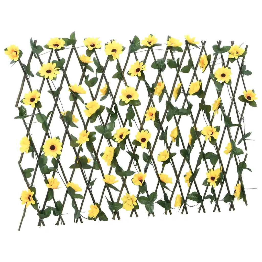 Traliccio Edera Artificiale Espandibile 5 pz Giallo 180x60 cm CFW2298581