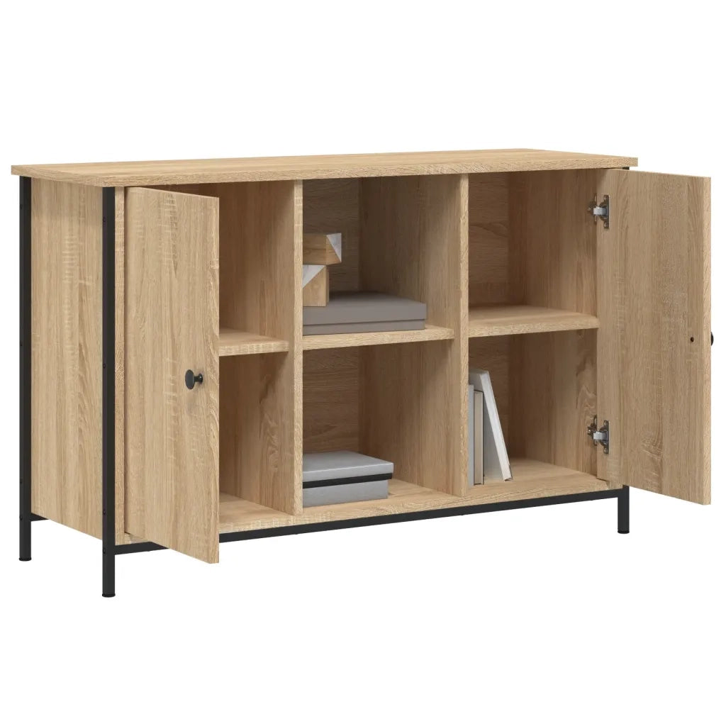 Mobile Porta TV Rovere Sonoma 100x35x65 cm in Legno Multistrato 832779