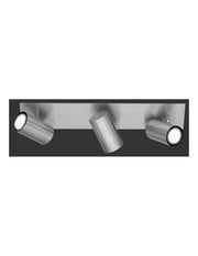 Lampada da Soffitto 3 Faretti Spot Orientabili Marley Nichel Trio Lighting