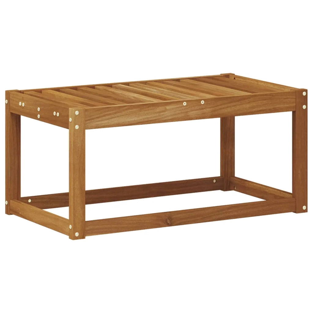 Panchetto da Giardino-Sgabello da Esterno Naturale 79 x 43 x 37 cm