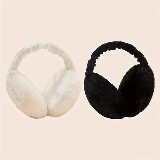 Due paia di cuffie da sole pieghevoli per donne, cuffie da sole portatili, moda, calde cuffie di piuma
