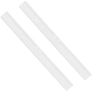 Due pezzi di labbro in gomma 25cm labbro di spazzola in silicone per spazzola da doccia sostitutivo di labbro per spazzola