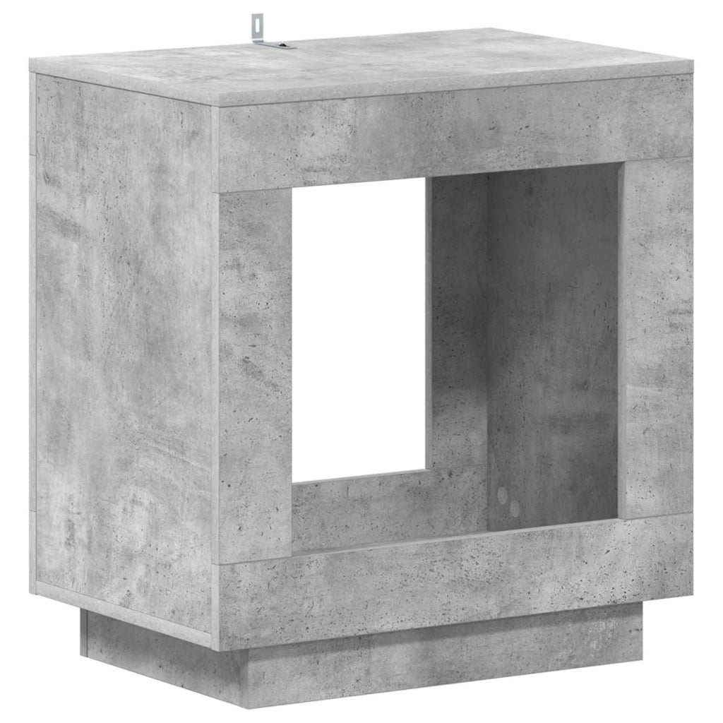 Tavolo laterale Grigio Cemento 60 x 40 x 65 cm